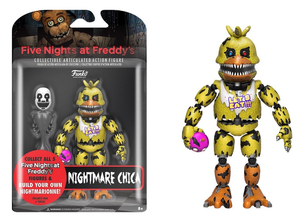 Funko Five Nights at Freddy's 5 Inch Articulated Action Figure Nightmare  Chica